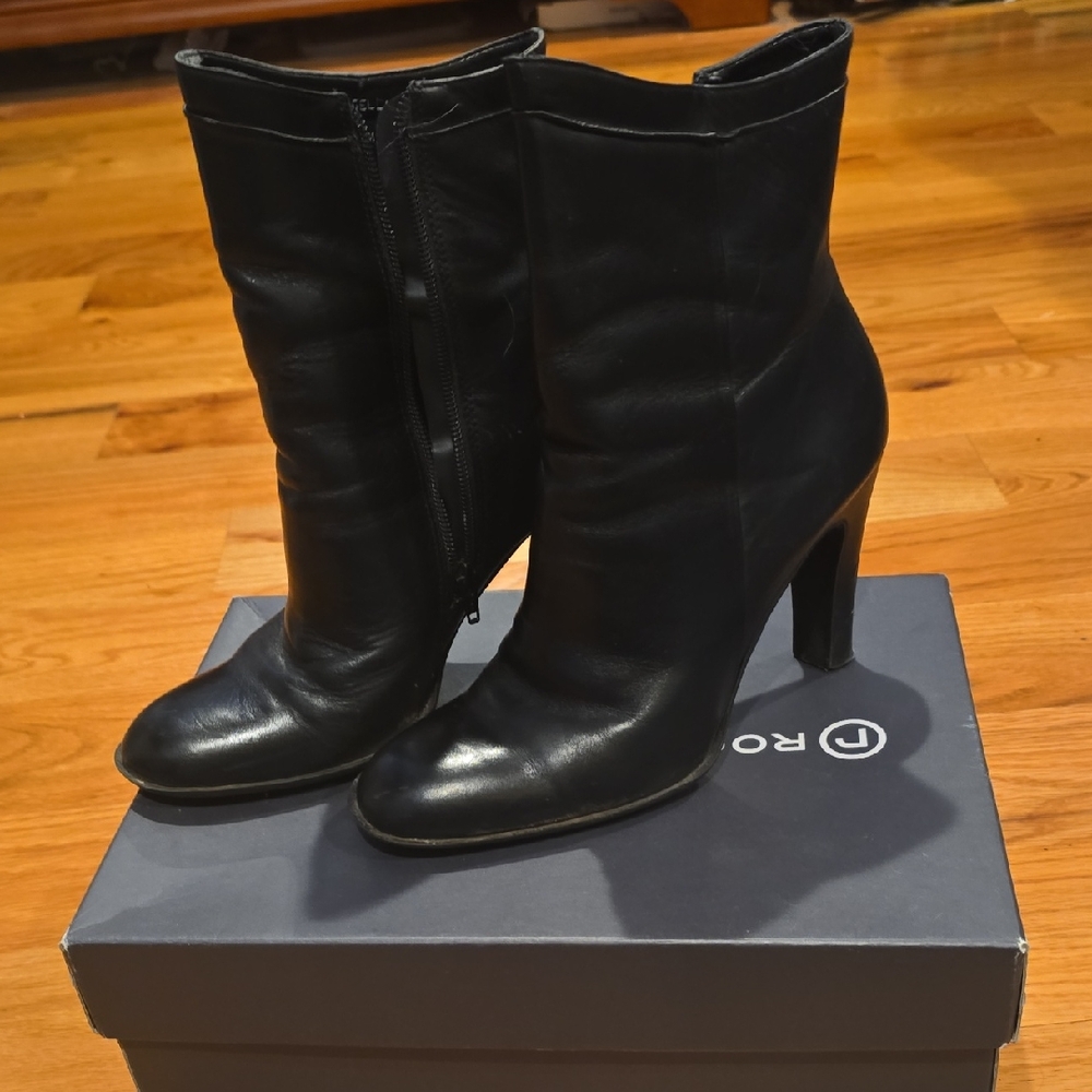Rockport Black Heeled Boots
